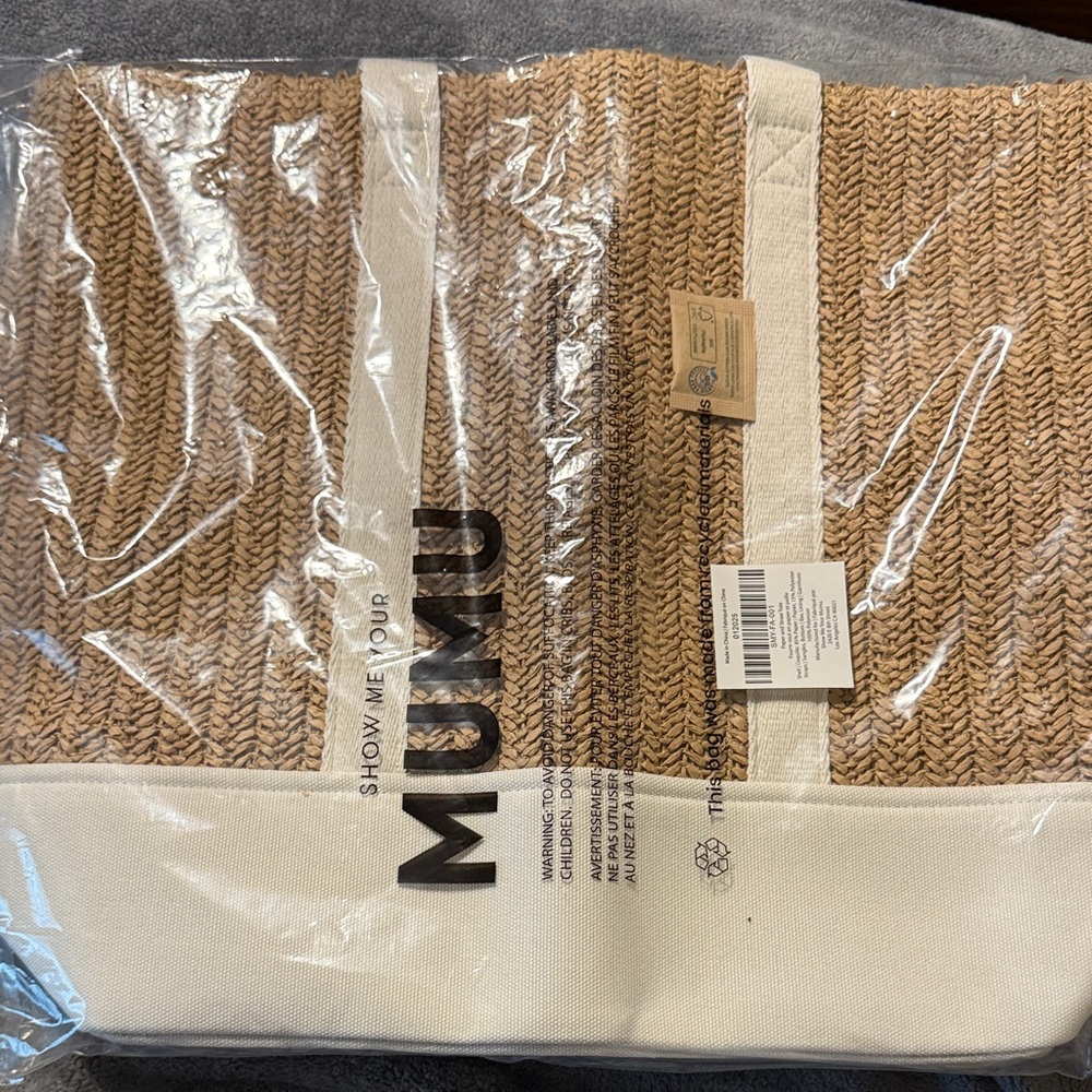 Show Me Your MuMu Tan and Cream Shoulder Bag